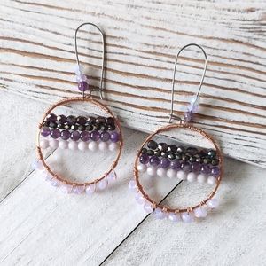 Artisan Jewelry Collection - Paisley Beaded Earrings